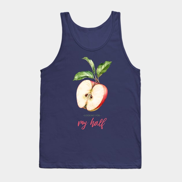 Half Apple Tank Top by KaterynaSavchenko